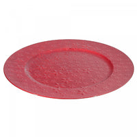 Charger Plate Stars Red 13