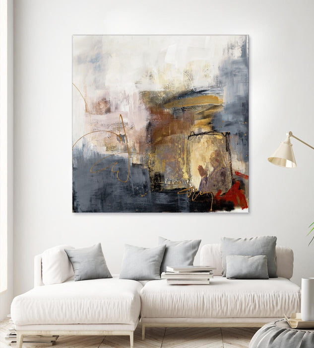 \"Hands To Heart Ii\" Giant Art 72x72 Wall Art