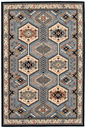 Enola Grey-Ivory Area Rug - 7'10