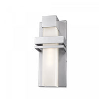Camden 1-Light Silver Outdoor Wall Light