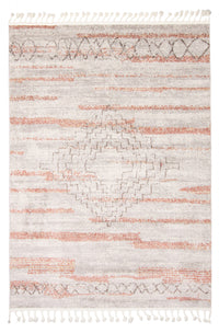 Vera Aztec Ivory/Copper Area Rug - 7'10