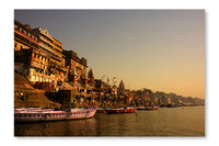 Varanasi In India 24x36 Wall Art Frame And Fabric Panel