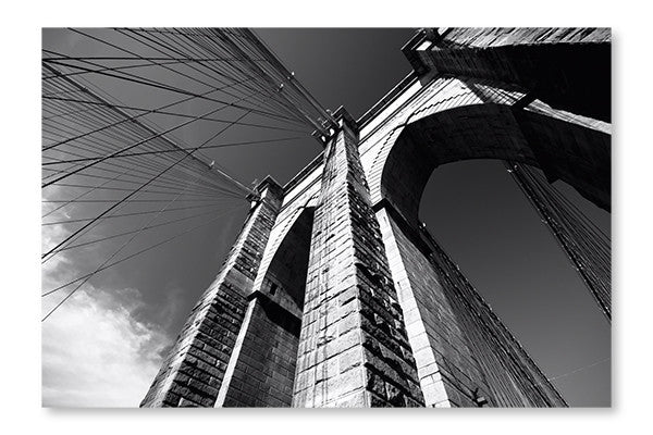 Brooklyn Bridge 16x24 Wall Art Frame And Fabric Panel