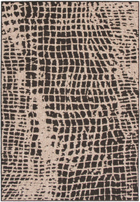 Sadie Safari Black-Silver Area Rug - 7'10