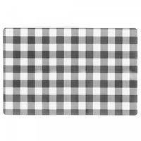 Plastic Placemat White Buffalo Plaid - Set of 12