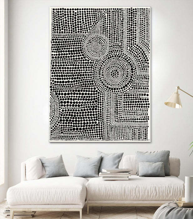 \"Clustered Dots A\" Giant Art 72x54 Wall Art