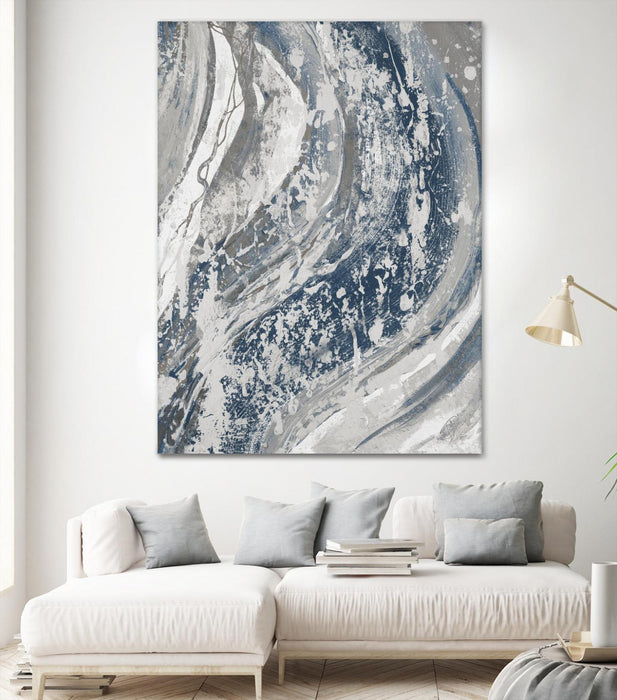 \"Blue Wave\" Giant Art 72x54 Wall Art