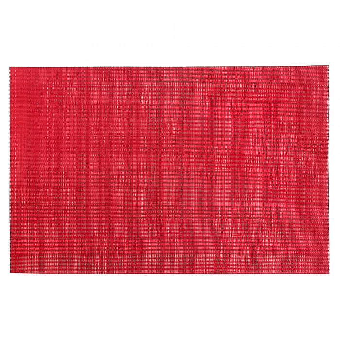 Vinyl Placemat Snowflakes Red - Set of 12