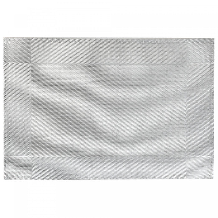 Vinyl Placemat Classic Silver - Set of 12
