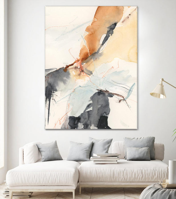 \"Efflux Ii\" Giant Art 72x54 Wall Art