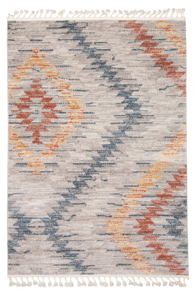 Vera Sun Ivory/Blue Area Rug - 7'10" x 10'5"