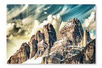 High Peaks Of Dolomites 16x24 Wall Art Frame And Fabric Panel