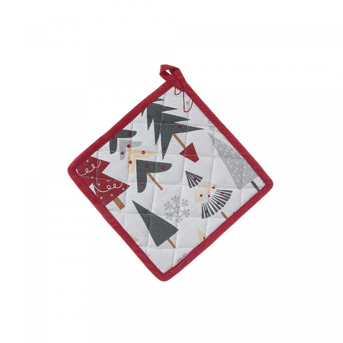 Cotton Potholder Tree - Set of 4 Kitchen Linen