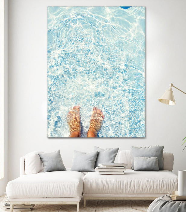 \"Relaxed Feet\" Giant Art 72x54 Wall Art