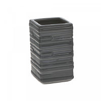 Ceramic Tumbler Grey Slate - Set of 2 Bath Accessories