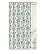 Printed Canvas Shower Curtain with Roller Hooks Floral