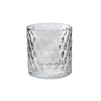 Round Glass Candle Holder Hexagone - Set of 4