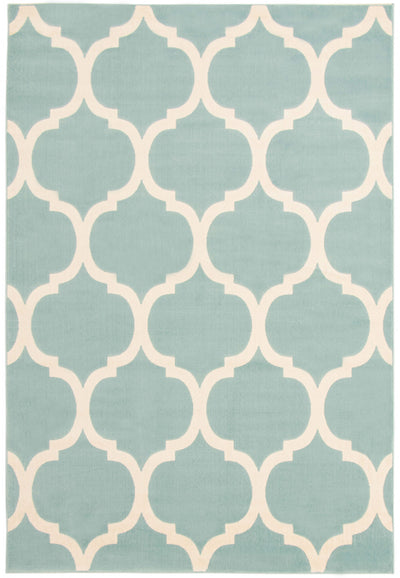 Aliya Aqua 3'11" x 5'7" Area Rug