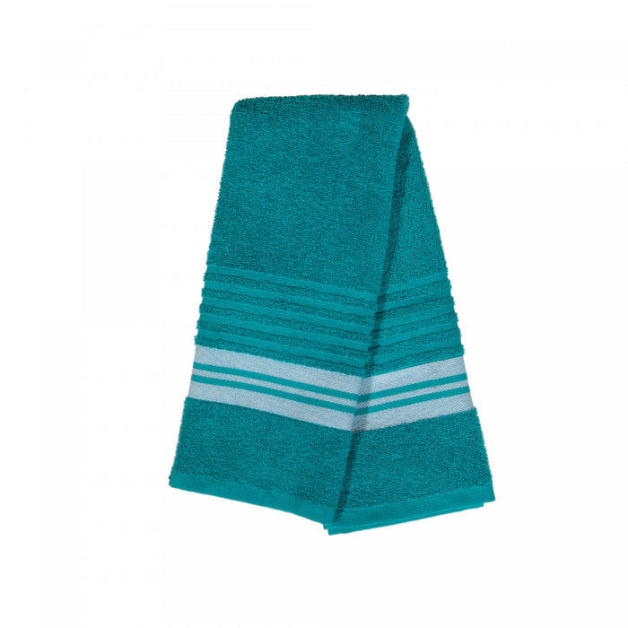 Deluxe Hand Towel 16 x 27 Teal - Set of 6 Towels