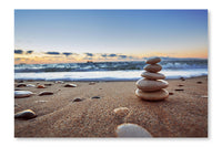 Stones Balance 16x24 Wall Art Frame And Fabric Panel