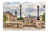 Paris Cityscape 16x24 Wall Art Frame And Fabric Panel