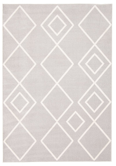 Kenza Grey Machine Washable Area Rug - 6'0" x 9'0"