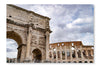 Arch Of Titus Near Ancient Colosseum In Rome 24x36 Wall Art Frame And Fabric Panel