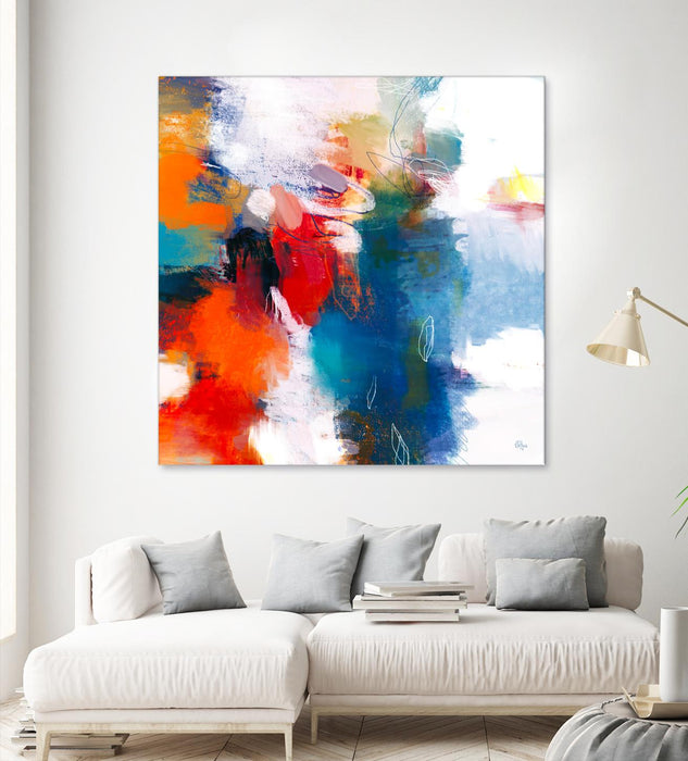 \"It's A Party Ii\" Giant Art 72x72 Wall Art