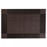 Vinyl Placemat Classic Chocolate - Set of 12