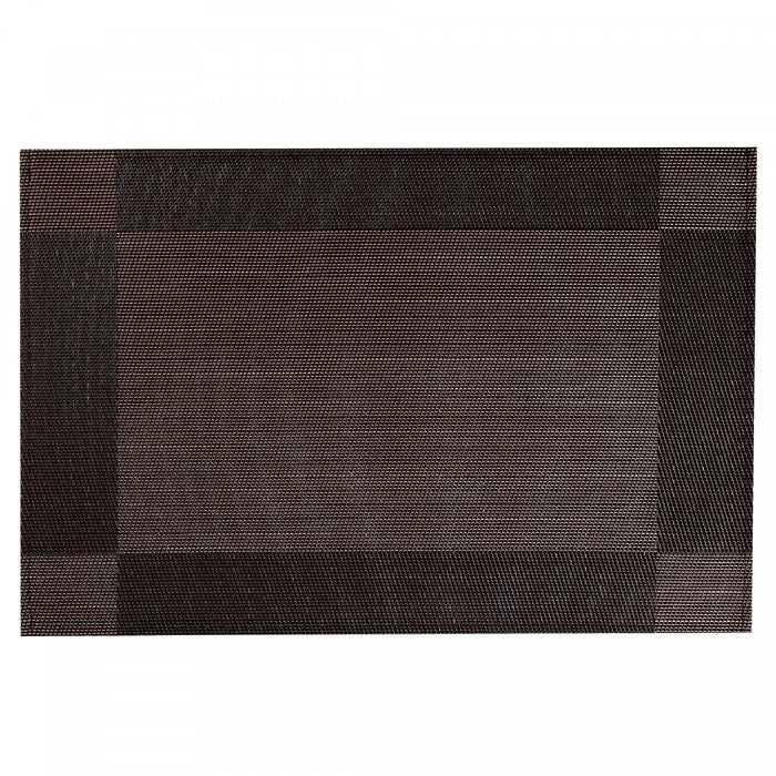 Vinyl Placemat Classic Chocolate - Set of 12