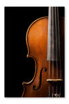 Violin Close Up 24x36 Wall Art Frame And Fabric Panel