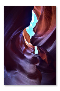 Amazing Antelope Canyon 24x36 Wall Art Frame And Fabric Panel