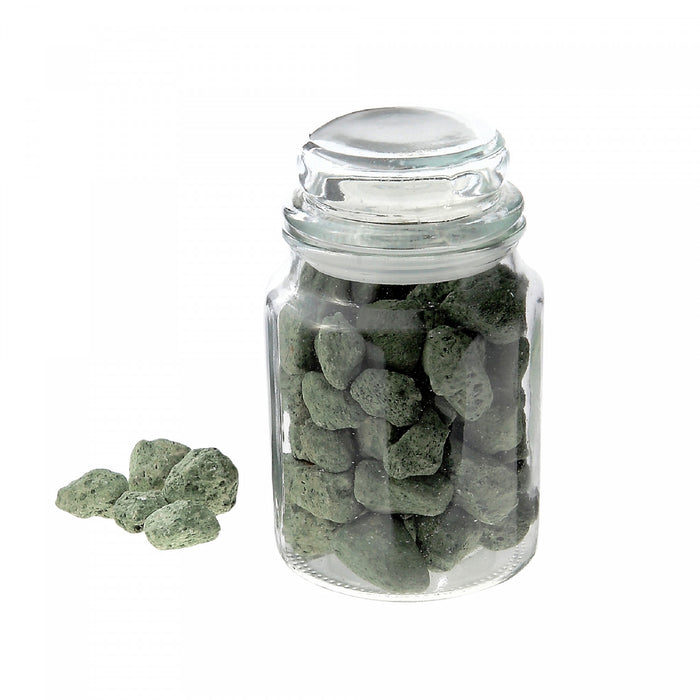 Aromatic Stones in Glass Jar with Lid Forest Pine Potpourri