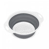 Collapsible Colander Large White/Grey - Set of 2 Cookware