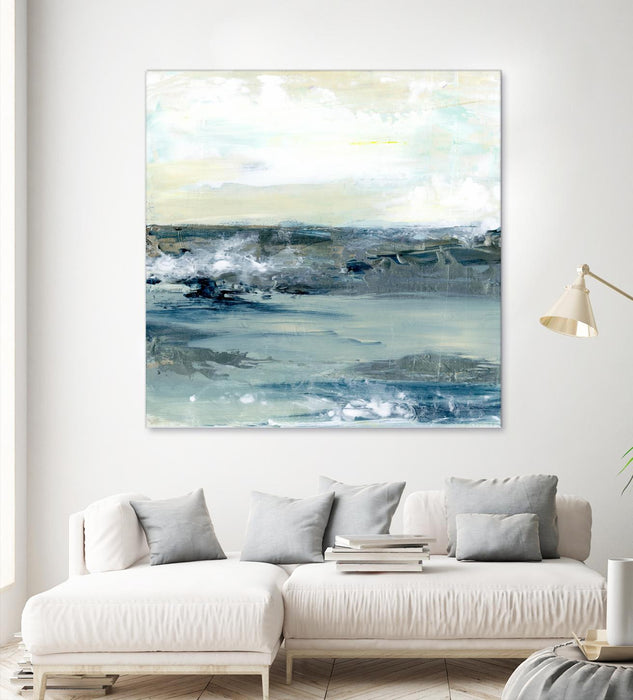 \"Coastal Blues I\" Giant Art 72x72 Wall Art