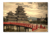 Matsumoto Castle In Matsumoto, Japan 24x36 Wall Art Frame And Fabric Panel