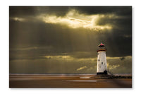 Illuminated Beacon 28x42 Wall Art Frame And Fabric Panel