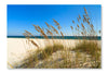 Beautiful Beach 28x42 Wall Art Frame And Fabric Panel