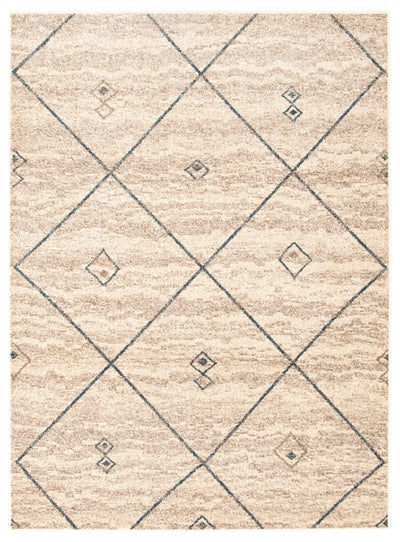 Grande Ivory/Blue 3'11" X 5'7" Area Rug