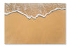 Wave On Sand Beach 24x36 Wall Art Frame And Fabric Panel