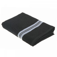 Deluxe Bath Towel 27 x 50 Black - Set of 2 Towels