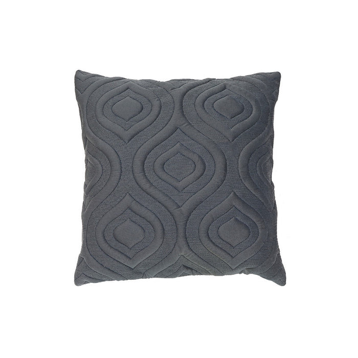 Velvet Impression Cushion Grey - Set of 2