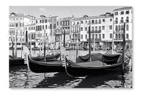 View Of The Grand Canal In The Rialto Bridge 28x42 Wall Art Frame And Fabric Panel