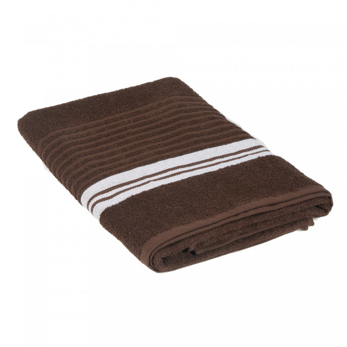Deluxe Bath Towel 27 x 50 Chocolate - Set of 2 Towels