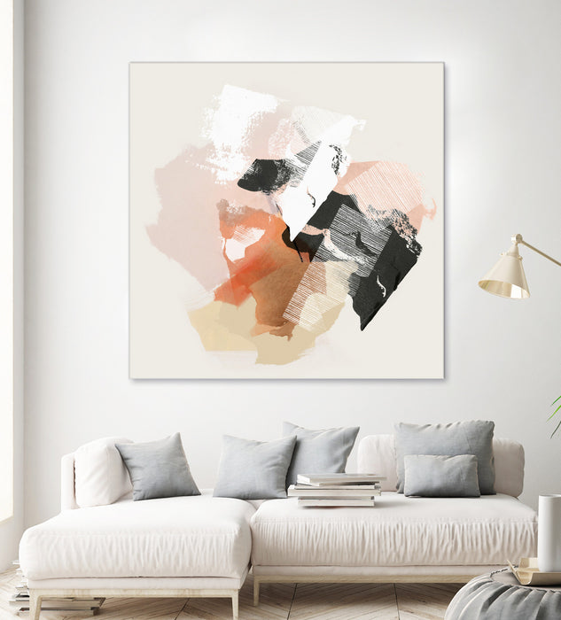 \"New Dawn I\" Giant Art 54x54 Wall Art