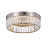 Stella One-Tier LED Satin Nickel Flush Mount