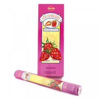 Hem Incense 20 Stick Strawberry - Set of 6 Incense Sticks