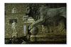Palazzo Vecchio And The Piazza Della Signoria 24x36 Wall Art Frame And Fabric Panel