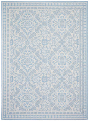 Neisha Traditional Light Blue Rug 6'7