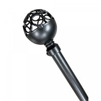 16/19mm Metal Drape Pole Set Kennedy - Black